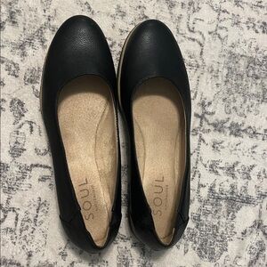 SOUL Naturalizer Black Ballet Flats shoe